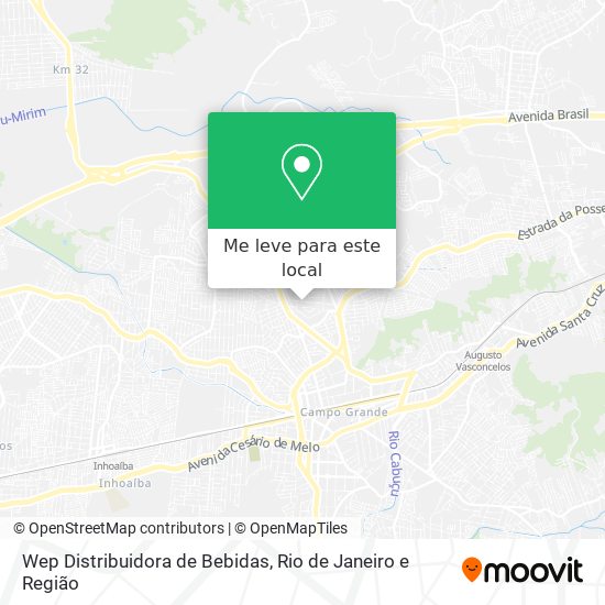 Wep Distribuidora de Bebidas mapa