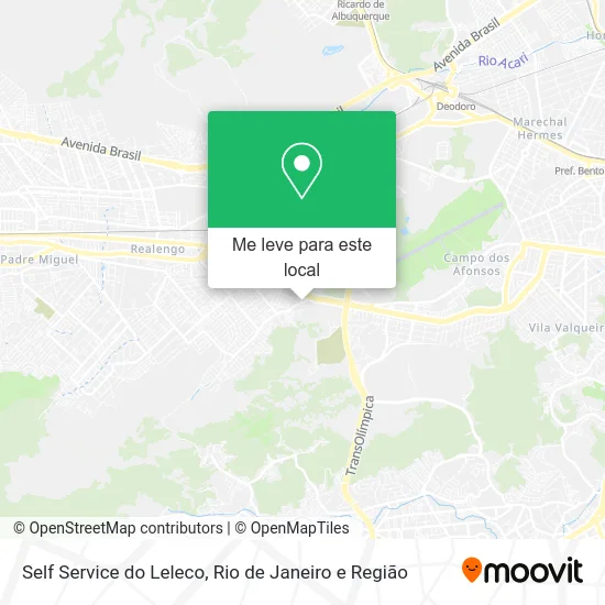 Self Service do Leleco mapa