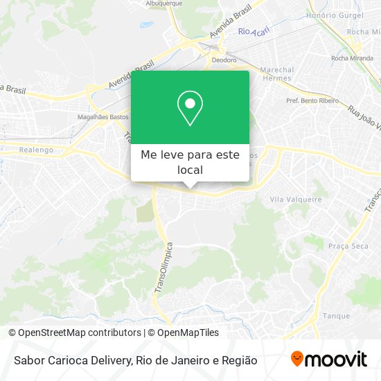 Sabor Carioca Delivery mapa