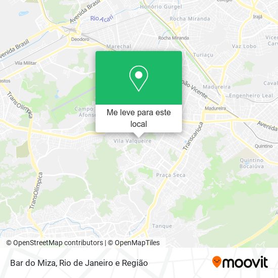 Bar do Miza mapa
