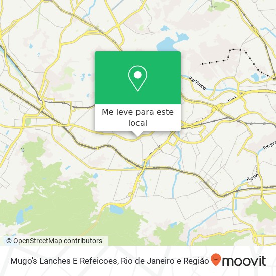 Mugo's Lanches E Refeicoes, Avenida Dom Helder Câmara, 7790 Piedade Rio de Janeiro-RJ 20751-002 mapa