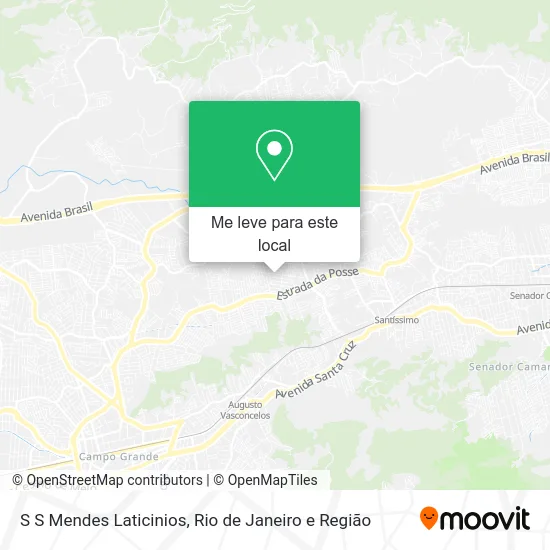 S S Mendes Laticinios mapa
