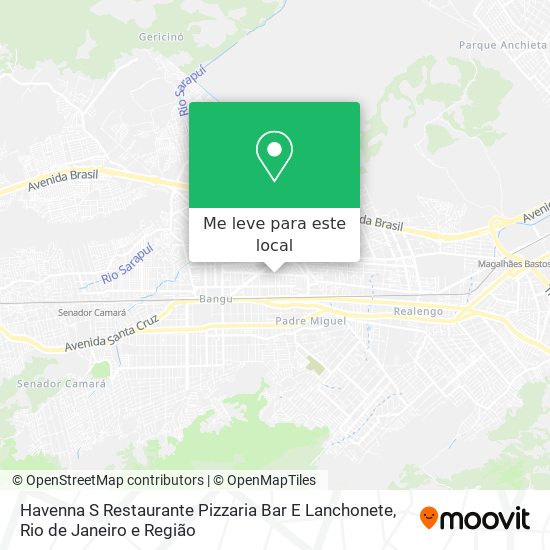 Havenna S Restaurante Pizzaria Bar E Lanchonete mapa