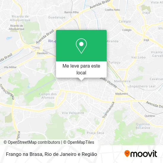 Frango na Brasa mapa