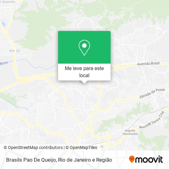 Brasils Pao De Queijo mapa