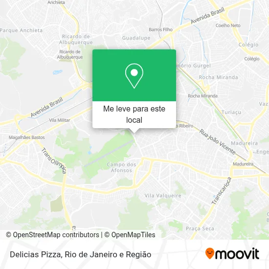 Delicias Pizza mapa