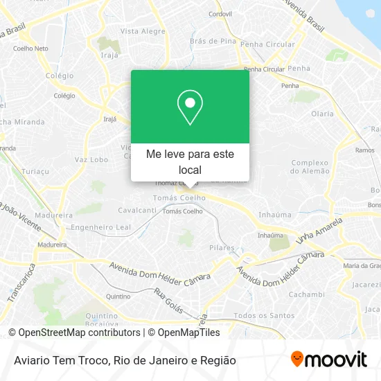 Aviario Tem Troco mapa