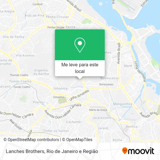 Lanches Brothers mapa