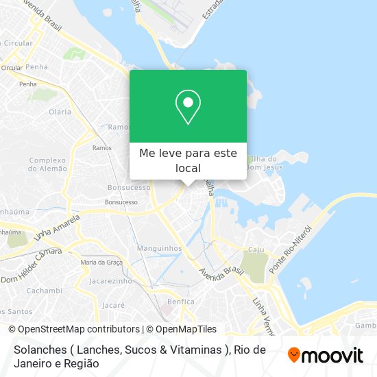 Solanches ( Lanches, Sucos & Vitaminas ) mapa