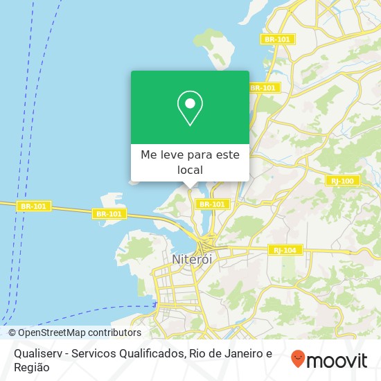 Qualiserv - Servicos Qualificados mapa