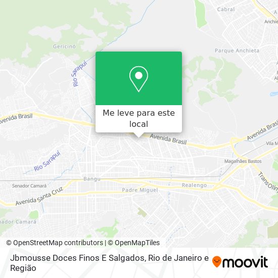 Jbmousse Doces Finos E Salgados mapa