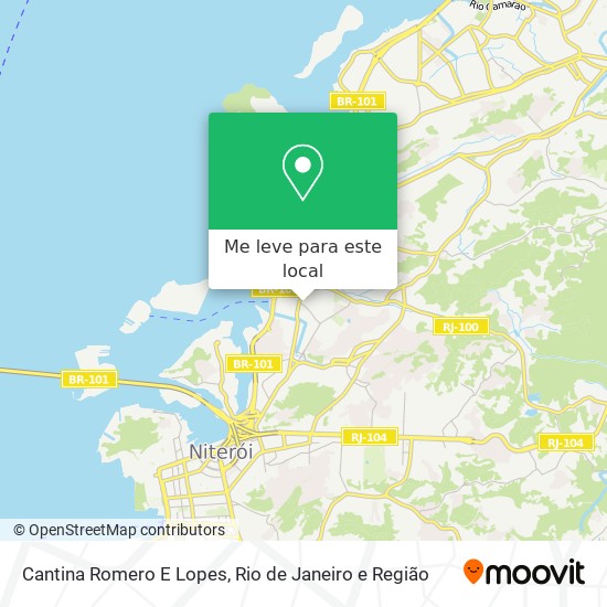 Cantina Romero E Lopes mapa