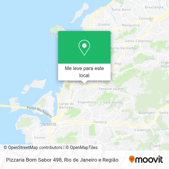 Pizzaria Bom Sabor 498 mapa