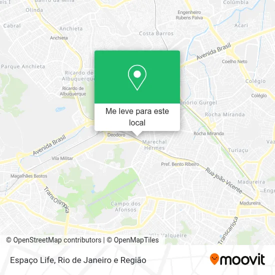 Espaço Life mapa