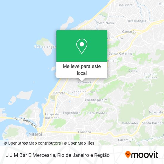 J J M Bar E Mercearia mapa