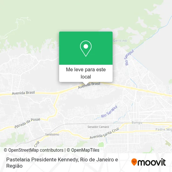 Pastelaria Presidente Kennedy mapa