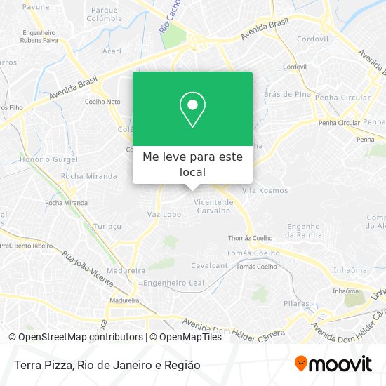 Terra Pizza mapa