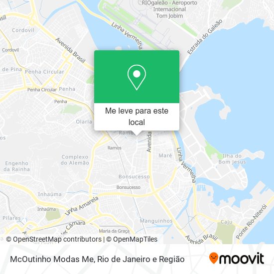 McOutinho Modas Me mapa