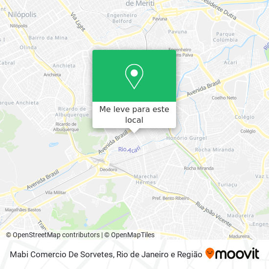 Mabi Comercio De Sorvetes mapa