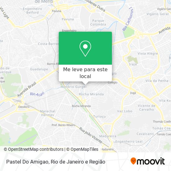 Pastel Do Amigao mapa