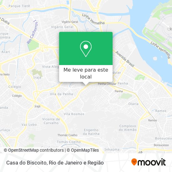 Casa do Biscoito mapa