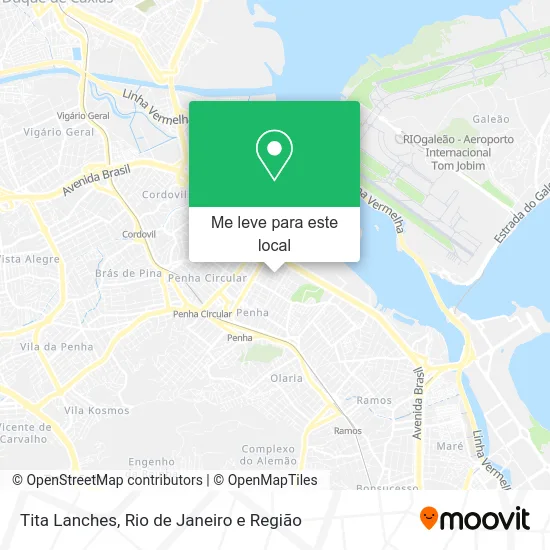 Tita Lanches mapa