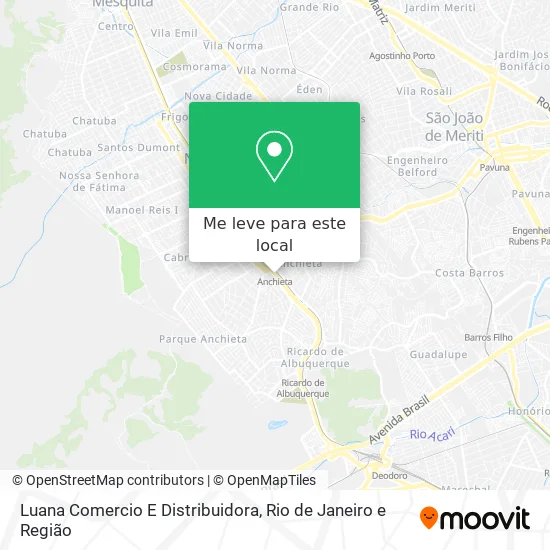 Luana Comercio E Distribuidora mapa