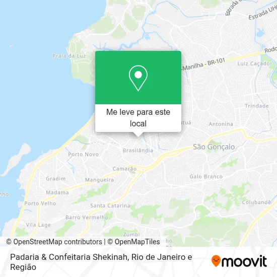Padaria & Confeitaria Shekinah mapa