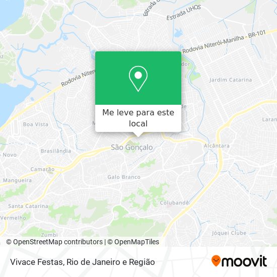 Vivace Festas mapa