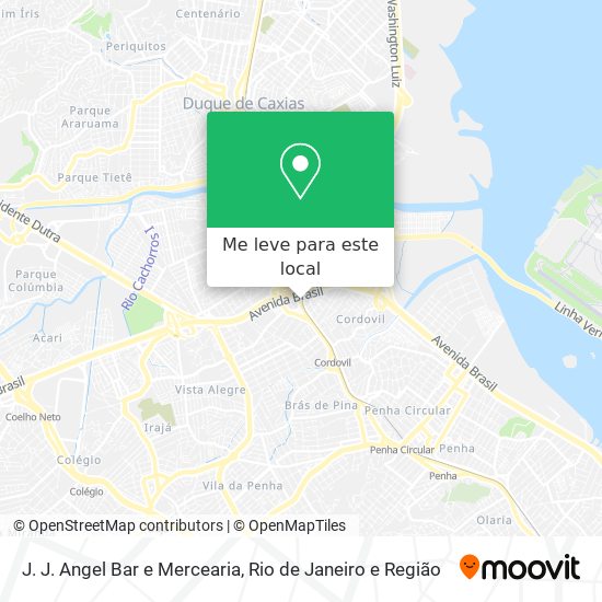 J. J. Angel Bar e Mercearia mapa