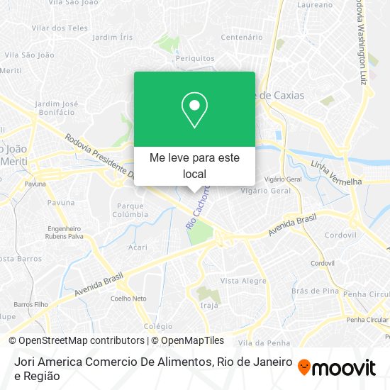 Jori America Comercio De Alimentos mapa