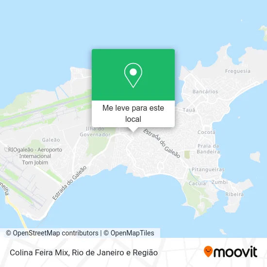 Colina Feira Mix mapa