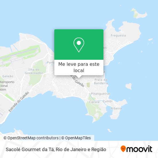 Sacolé Gourmet da Tá mapa