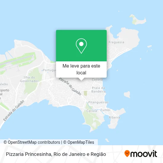 Pizzaria Princesinha mapa