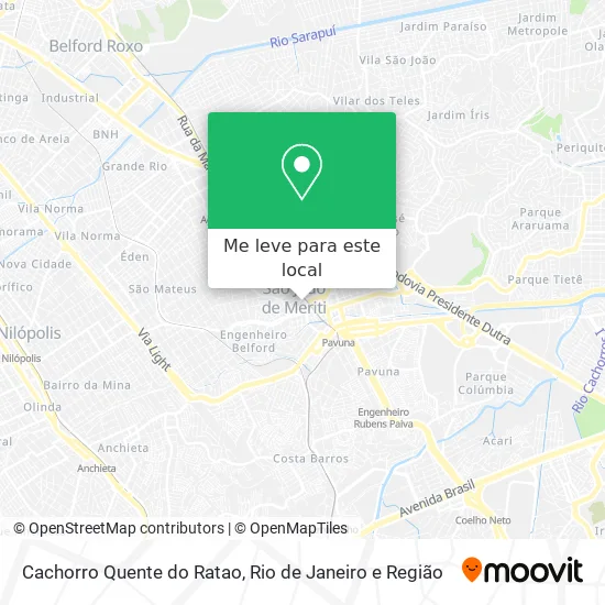 Cachorro Quente do Ratao mapa