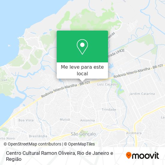 Centro Cultural Ramon Oliveira mapa