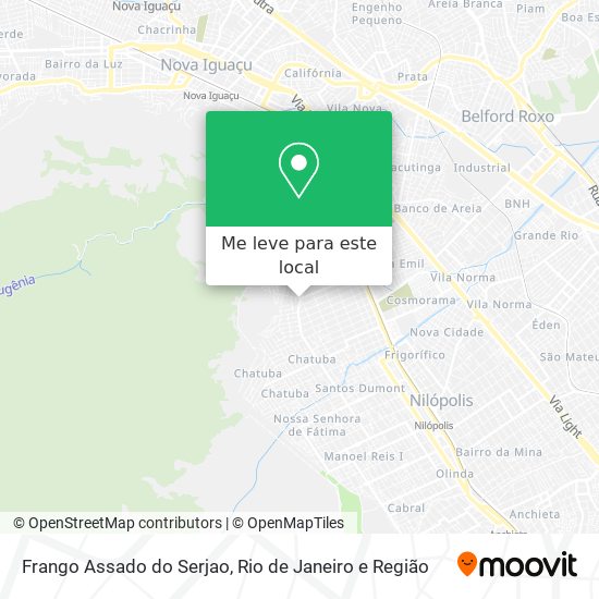 Frango Assado do Serjao mapa