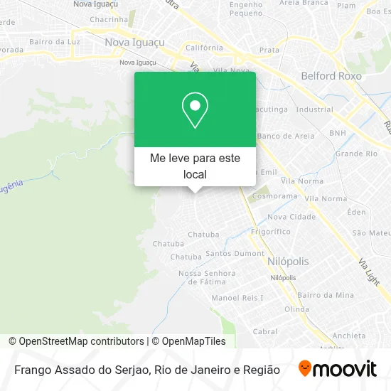 Frango Assado do Serjao mapa