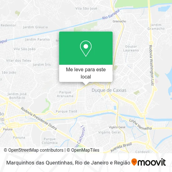Marquinhos das Quentinhas mapa
