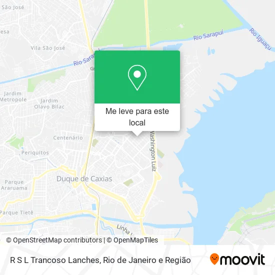 R S L Trancoso Lanches mapa