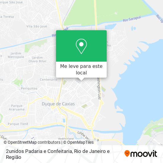 2unidos Padaria e Confeitaria mapa