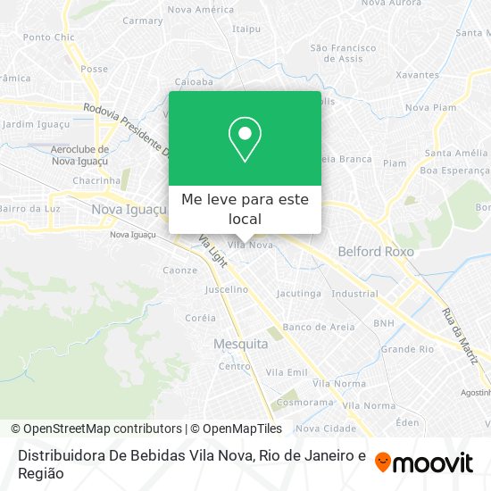 Distribuidora De Bebidas Vila Nova mapa