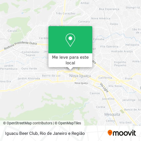 Iguacu Beer Club mapa
