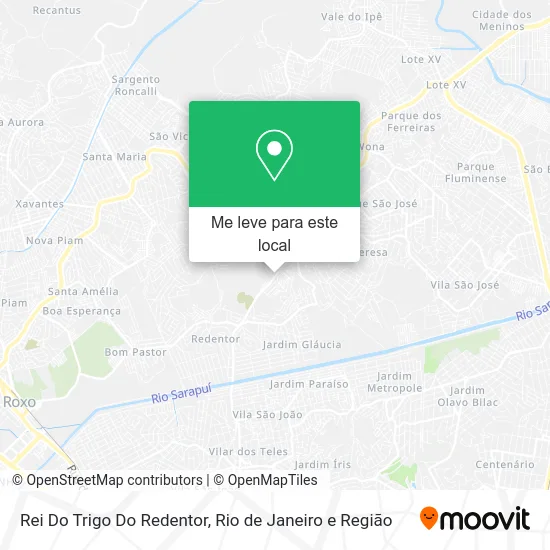 Rei Do Trigo Do Redentor mapa