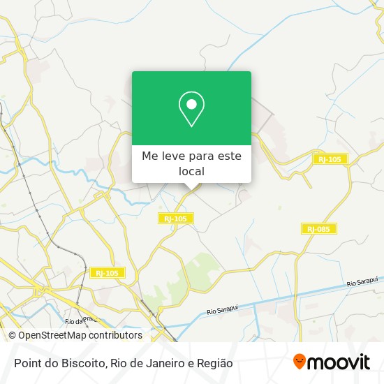 Point do Biscoito mapa