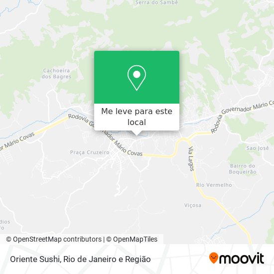 Oriente Sushi mapa