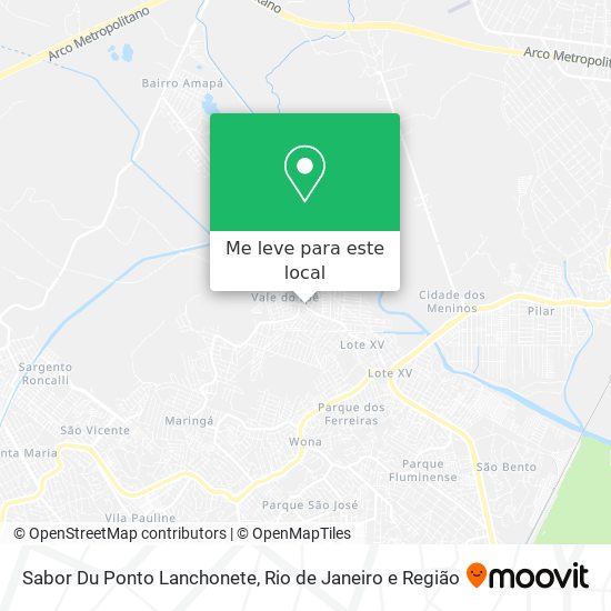 Sabor Du Ponto Lanchonete mapa