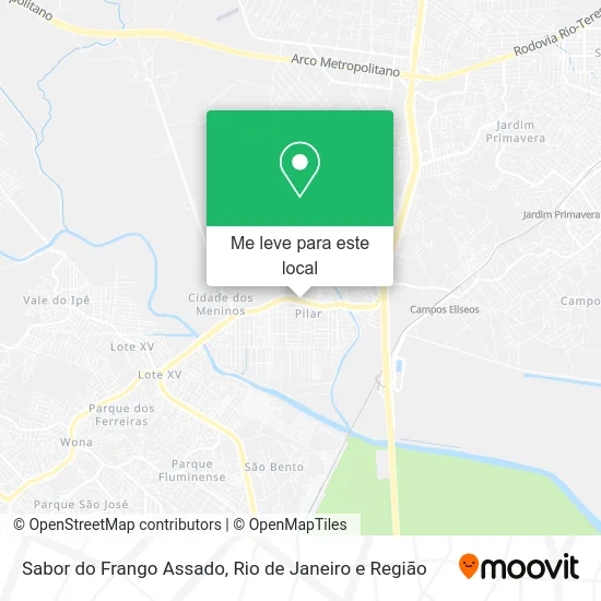 Sabor do Frango Assado mapa