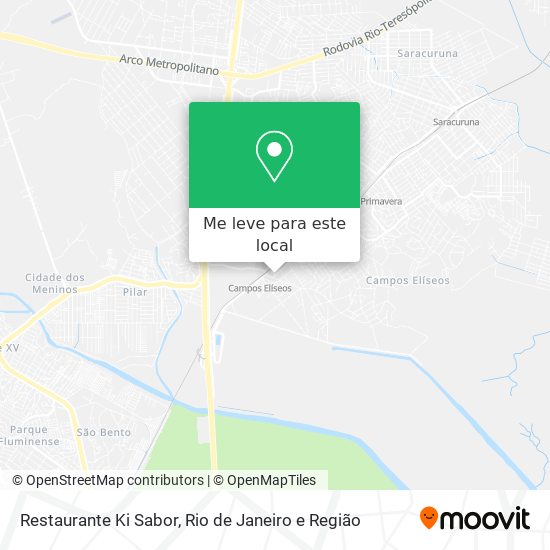 Restaurante Ki Sabor mapa