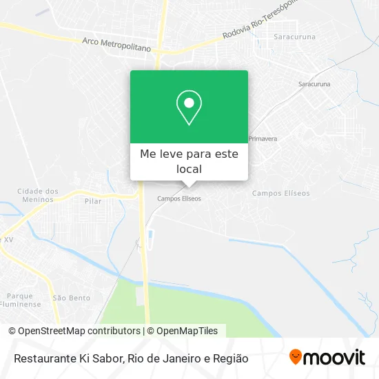 Restaurante Ki Sabor mapa
